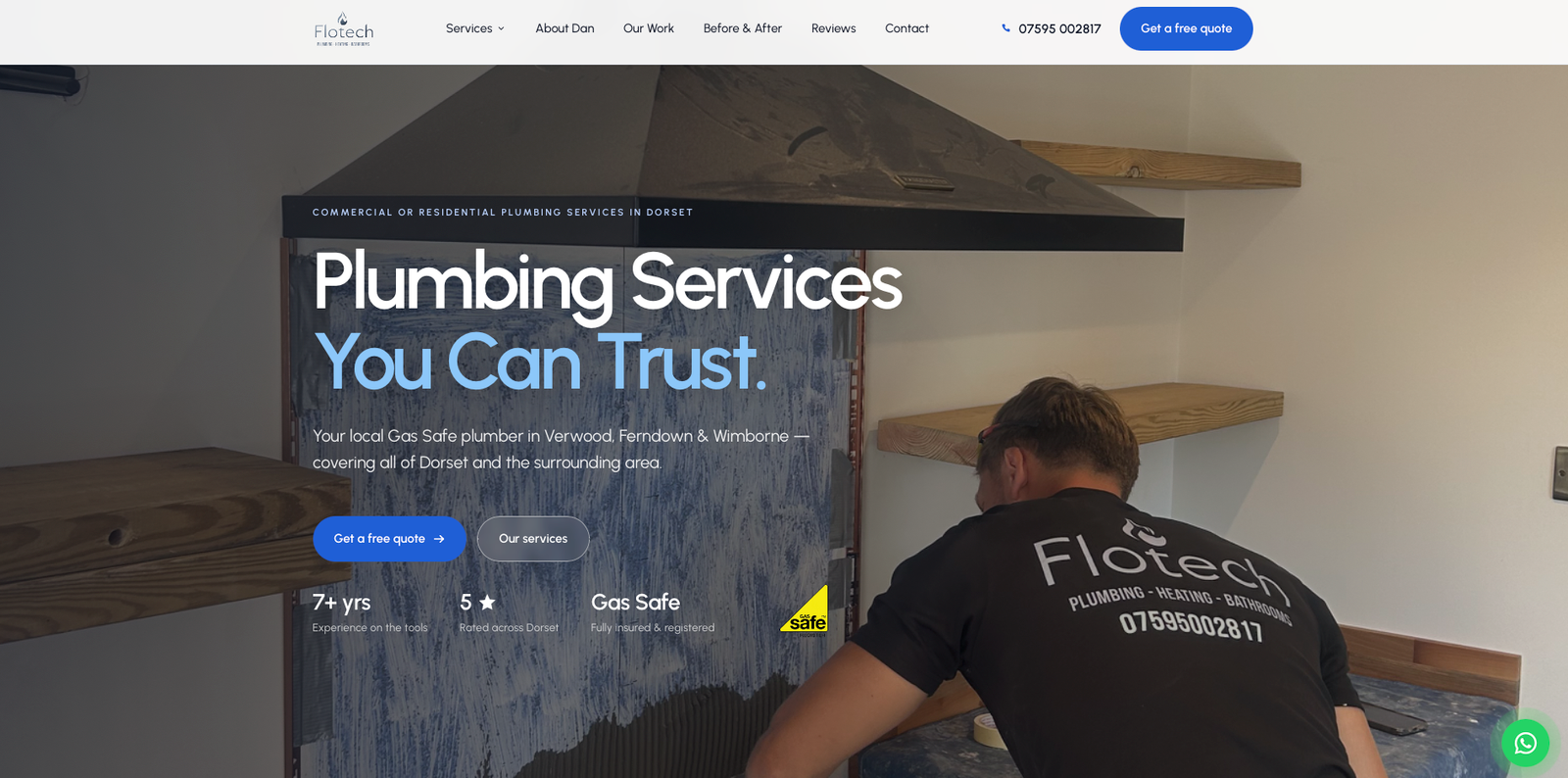 Flotech Plumbing website