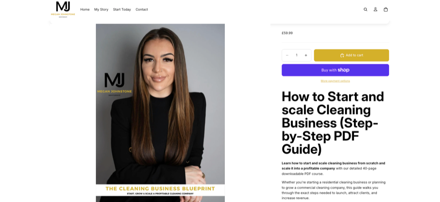 Megan Johnstone Cleaning Business Blueprint